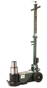 汽修店卡车维修气动千斤顶安全作业